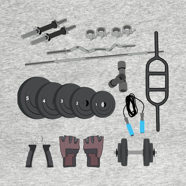 Strength Accessories Stickers by VectorPB